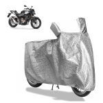 Sulfar Bike Cover for Honda CB500F / CB500X (Middleweight) | Waterproof, Dustproof & UV Protected | All Weather Two Wheeler Cover (Silver) New 2026 Variants