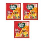 Foster Clark Fruit Cocktail Flavored Powder Drink 20g Packet – Makes 1.5L (3 x 20g) | Imported Drink Mixes | Rich Beverage Mix for Instant Refreshment
