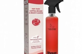 SHREEG2B Copper, Bronze & Brass Cleaner Spray | 500 ML | zero Abrasives, zero Scratches | Non-Toxic, Plant Based | Suitable for Drinkware, Cookware, Idols & Diyas | Co- Created with P-TAL (1 Pack)