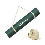 Lifelong LLYM71 EVA Anti-Slip Exercise Mat with Strap Green 4 mm Yoga Mat