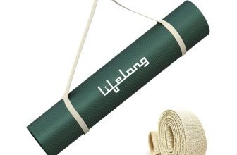 Lifelong LLYM71 EVA Anti-Slip Exercise Mat with Strap Green 4 mm Yoga Mat