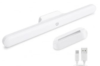 PASCIA LED Magnetic USB Rechargeable Light Bar White