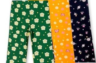 T2F Gilrs Flared Leggings (Pack of 5)(GLSLEG03_Multicolor 2_3-4 yrs)
