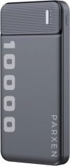 PARXEN 10000 mAh 22.5 W Slim Power Bank(Black, Lithium Polymer, Fast Charging for Mobile, Tablet)