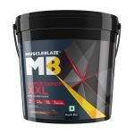 MUSCLEBLAZE Super Gainer XXL, For Muscle Gain Weight Gainers/Mass Gainers(4 kg, Chocolate)