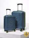 ALFA by VIP Rhino Strong Hard Side Luggage | Trolley Bag With Flushed Combination Lock Cabin & Check-in Set 8 Wheels – 26 Inch