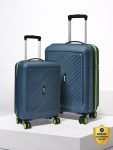 ALFA by VIP Rhino Strong Hard Side Luggage | Trolley Bag With Flushed Combination Lock Cabin & Check-in Set 8 Wheels – 26 Inch