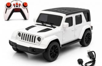 Pick N Nick Toys Thar Roxx R/C Car Toy | 1:16 Scale Off-Road SUV | Mist Smoke Effect, Music(White)