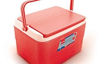 Cello Chiller Ice Box | Standard Size for Travel Party Bar Ice Cubes | Cold Drinks | Medical Purpose | 3 Litre, Red