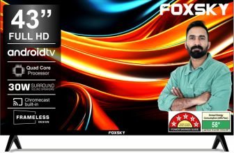Foxsky 109 cm (43 inch) Full HD LED Smart Android TV(43FS-VS//43FSFHS)