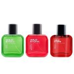 Wild Stone Forest Spice, Red and Ultra Sensual Long Lasting Mens Perfume, Pack of 3 (30ml each)