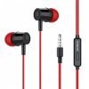 Kratos E02 Red Wired Earphones with 3.5mm Jack in-line Mic Control for Clear Calling & Music, Multi-Functional Controller,Sweat Resistant,Comfort Fit Wired Ear Phones,Compatibility with All Mobiles