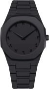 SABR Modern Arabic Numeral Watch with Polycarbonate Band, Octagonal Case, for Men Black Minimalist Watch with Arabic Numerals Modern Wrist Watch Analog Watch  – For Men & Women