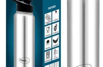 Pigeon Inox 900 ml Stainless Steel Bottle(Pack of 1, Silver)