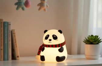ZEBIFY Panda Lamp (Inbuilt 7 Different Lights) Night Lamp(13 cm, Multicolor)