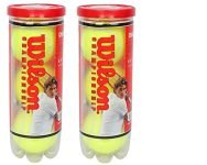 Wilson Championship Synthetic Tennis Balls|2 Can|6 Balls(3 Balls/Can) (Yellow)
