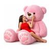 vtb retail stuffed toys 4 feet pink teddy bear / high quality / love teddy For girls valentine & Anniversary gift / cute and soft teddy bear -122 cm (Pink)  – 48 inch(Pink)