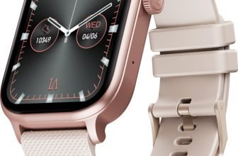 boAt Storm Infinity Plus, 20 Days BIG Battery, ASAP Charge, 1.96″(4.97 cm) HD Display Smartwatch(Cherry Blossom Strap, Free Size)