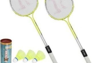 saipro ROXON Phantom Badminton Racquet Set Of 2 Piece With 6 Piece Badminton Kit