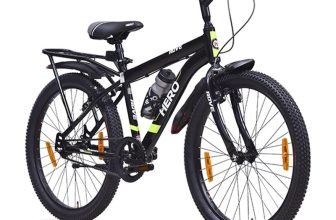 HERO Rove IC 24 T (inch) Mountain Cycle(Single Speed, Black, Green, Rigid)