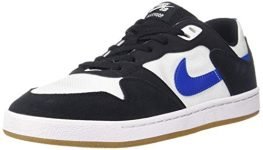 Nike Mens Sb Alleyoop White/Team Royal White Gum Light Brown Skateboarding Shoes UK 8