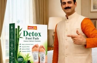 DEALZO Detox Foot Pads for Men & Women | Overnight Foot Care Pads | Easy Peel & Stick | 10 Pads (5 Pairs)