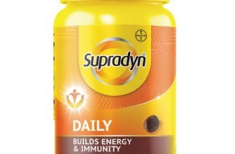 Supradyn Daily Multivitamin with 12 Vitamins, Zinc|For Immunity & Energy Tablets(60 Units)