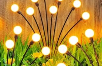 XONCO Solar Firefly Garden Lights Outdoor Waterproof Stake Lamp (Pack of 1)