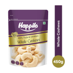 Happilo Natural Premium Whole Cashews(1 x 450 g)