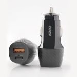 AGARO Pulse Car Charger, Dual Port with 51W Fast Car Charger with Dual Output (33W Pd Type C Port + 18W USB A Port), Fast Charging, for Smartphones, iPhones, Tablets, Earbuds & More – Black