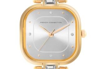 French Connection Sunray Silver Dial Analog Watch for Women – FCN0107GM
