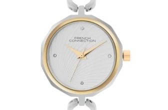 French Connection Soleil Silver Round Dial Womens Analogue Watch – FCN069TM