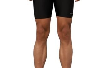 Vector X OMS-267 Men’s Multi-Sports Compression Shorts Half Tights (Nylon) Skin Fit for Gym, Running, Swimming, Cricket, Cycling, Basketball, Yoga, Football, Tennis, Badminton (Black, XL)