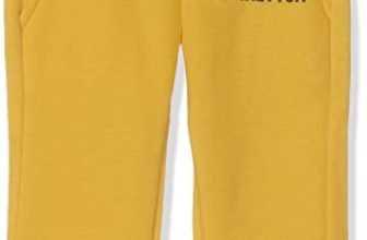United Colors of Benetton Boy’s Regular Casual Pants (30446ECOMI_Yellow_12 Years-13 Years)