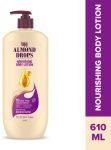 BAJAJ Almond Drops Nourishing Body Lotion with Almond Butter, 72 Hr Moisture Retention(610 ml)
