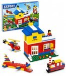 Negi Expert Building Blocks Set for Kids 4+-200 Piece Creative Construction Toy with House, Helicopter, Boat & Plane Models, STEM Learning Educational Bricks, Imagination Development