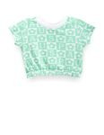 U.S. POLO ASSN. Kids Regular fit Cotton Logo Short Sleeves Crew Neck T-Shirts (UGTSH0340_Green_4-5Y)