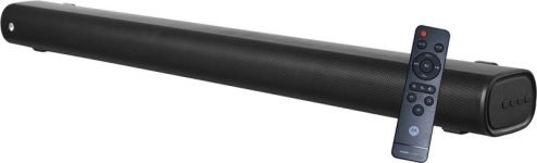 MOTOROLA AmphisoundX with HDMI Arc 100 W Bluetooth Soundbar(Black, 2.0 Channel)