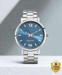 Fastrack Fastrack Blue Dial Silver Stainless Steel Strap Analog Watch  – For Men