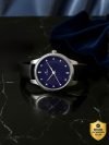 Titan NP2481SL08 Titan Workwear Minimalist Blue Dial Black LeatherStrap Analog Watch  – For Women