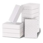 Magic Eraser Sponge Pack of 4 | Multipurpose Melamine Cleaning Sponge | Removes Tough Stains with Water Only | Kitchen, Bathroom, Walls, Shoes Cleaner | Chemical-Free Foam Cleaner JMS4-7