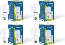 Crompton 50 W Basic Standard B22 LED Bulb(White, Pack of 4)