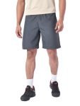 Wildcraft Men’s Solid Regular Fit Shorts| Mid Waist with Adjustable Drawcord, Charcoal Grey, Medium