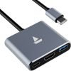 boAt Type C Swift Lynk 3 in 1 USB Hub(Silver)