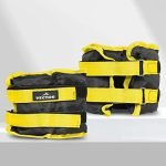Vector X AW-10 Adjustable Wrist Ankle Weight For Men Women Resistance Exercise Fitness Band For Running, Jogging, Strength (1.5 KG X 2) 3 KG – Yellow