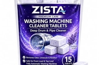 ZISTA Washing Machine Cleaner Tablets with Lavender Scent 15 Pcs