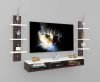Deco India Wooden TV Unit Wall Mounted for Wall & Living Room (Brown & White) Big_cabinet Engineered Wood TV Entertainment Unit(Finish Color – Brown & White, DIY(Do-It-Yourself))