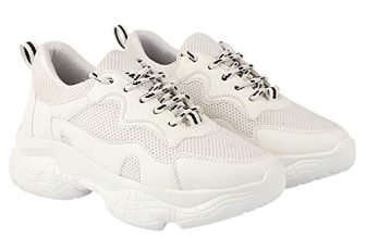 Shoetopia Girls Oscar White Casual Shoe – 7 UK (Girls-Oscar-White)