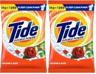 Tide Deep Clean Detergent Washing Powder – 3kg Pack | Jasmine & Rose Fragrance | 2X Deep Clean Power | World’s No. 1 Detergent Brand (Pack of 2)