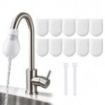 Disposable White Mesh Faucet Filter Covers with Securing Straps – 10 pcs | Cotton · Standard · Cotton Water Filter